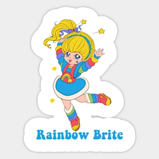 rainbow brite Sticker